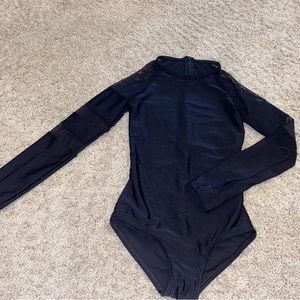 Natalie long sleeve leotard child medium